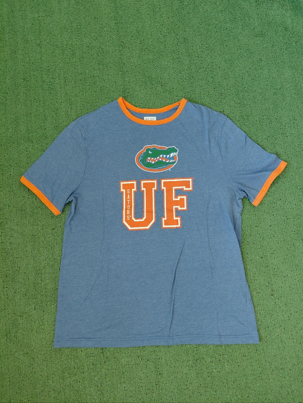 Box Seat Clothing Florida Gators College NCAA Blue T Shirt Sz Large